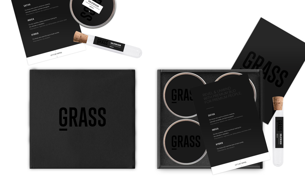 Grass Branding/ Packaging Like a Nomad